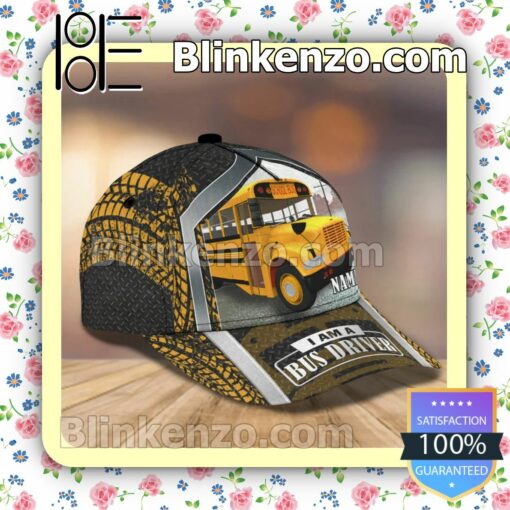 Personalized I Am A Bus Driver School Bus Baseball Caps Gift For Boyfriend a