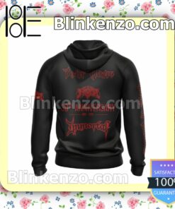 Personalized Immortal Damned In Black Hooded Sweatshirt a