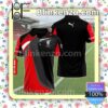 Personalized Liverpool F.c. Black And Red Custom Polo Shirt
