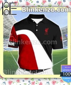 Personalized Liverpool F.c. Red Black White Style Basic Custom Polo Shirt