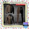 Personalized Louis Vuitton Half Black Half Dark Brown Monogram Fleece Hoodie, Pants
