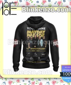 Personalized Mayday Parade Band 16th Anniversary Hooded Sweatshirt a