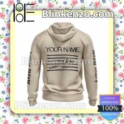 Personalized Mayday Parade Black Lines Album Cover Hooded Sweatshirt a