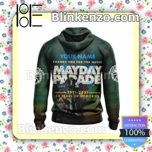 Personalized Mayday Parade Self Titled Album Cover Hooded Sweatshirt a