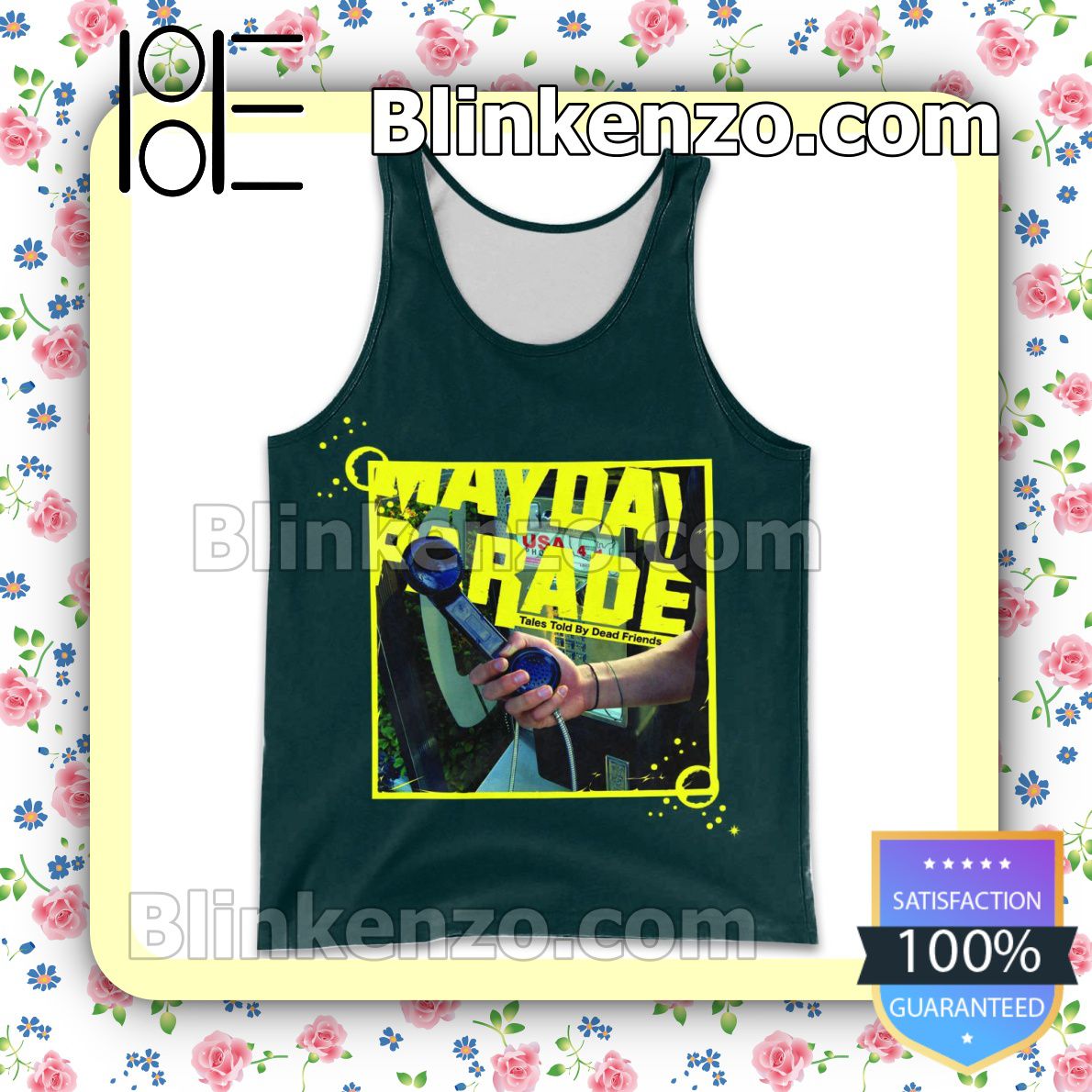 Personalized Mayday Parade Tales Told By Dead Friends Album Cover Womens Tank Top