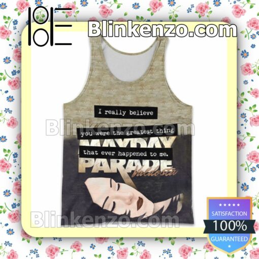 Personalized Mayday Parade Valdosta Album Cover Womens Tank Top