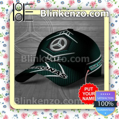 Personalized Mercedes Petronas Hive Pattern Baseball Caps Gift For Boyfriend a
