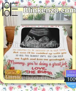 Personalized Mummy You're Doing A Great Job Soft Cozy Blanket b