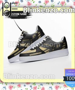 Personalized NCAA Purdue Boilermakers Custom Name Nike Air Force Sneakers a