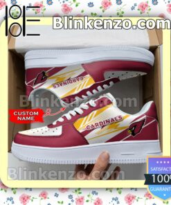 Personalized NFL Arizona Cardinals Custom Name Nike Air Force Sneakers a