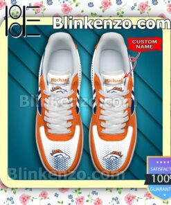 Personalized NFL Denver Broncos Custom Name Nike Air Force Sneakers