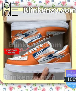 Personalized NFL Denver Broncos Custom Name Nike Air Force Sneakers a