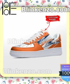 Personalized NFL Denver Broncos Custom Name Nike Air Force Sneakers b