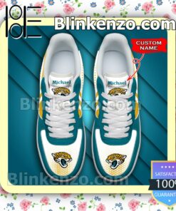 Personalized NFL Jacksonville Jaguars Custom Name Nike Air Force Sneakers