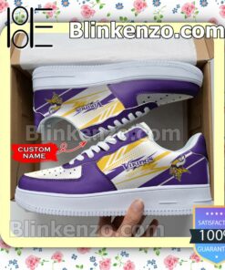 Personalized NFL Minnesota Vikings Custom Name Nike Air Force Sneakers a