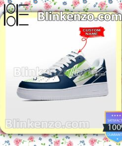 Personalized NFL Seattle Seahawks Custom Name Nike Air Force Sneakers b