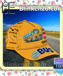 Personalized School Bus All About That Bus Baseball Caps Gift For Boyfriend a