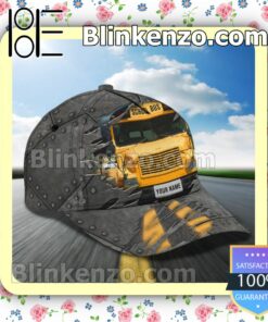 Personalized School Bus Torn Ripped Baseball Caps Gift For Boyfriend a