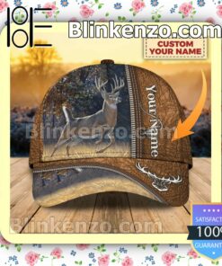 Personalized Vintage Deer Hunting In The Nature Baseball Caps Gift For Boyfriend