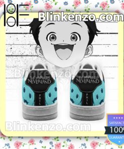 Phil The Promised Neverland Anime Nike Air Force Sneakers b