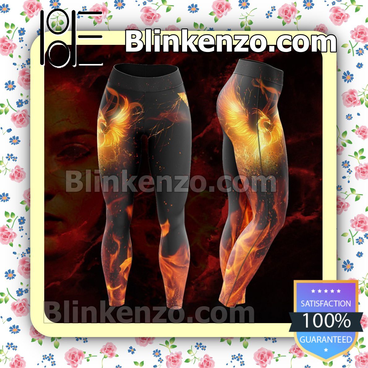  Ships From USA Phoenix Force Marvel Comics Workout Leggings