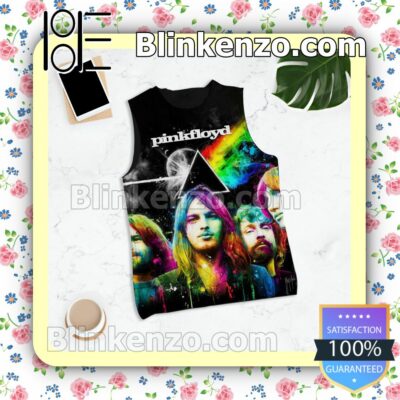 Pink Floyd Band Drawing Art Colorful Womens Tank Top