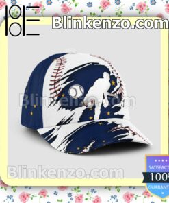 Pitching Alaska Flag Pattern Classic Hat Caps Gift For Men