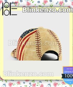 Pitching American Flag Pattern Classic Hat Caps Gift For Men a