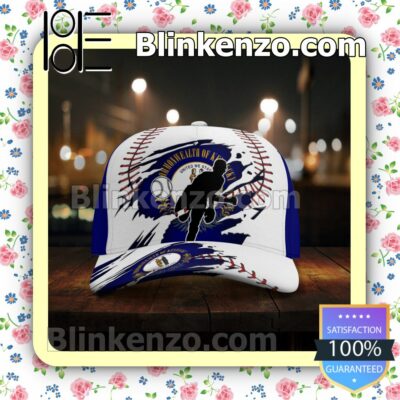 Pitching Kentucky Flag Pattern Classic Hat Caps Gift For Men x
