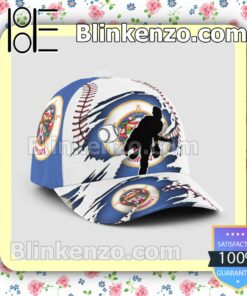 Pitching Minnesota Flag Pattern Classic Hat Caps Gift For Men