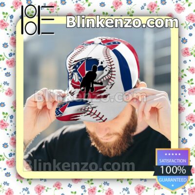 Pitching Mississippi Flag Pattern Classic Hat Caps Gift For Men b