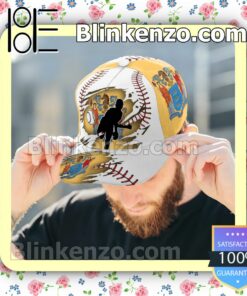 Pitching New Jersey Flag Pattern Classic Hat Caps Gift For Men b