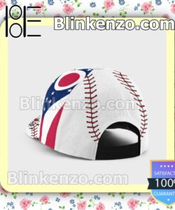 Pitching Ohio Flag Pattern Classic Hat Caps Gift For Men a