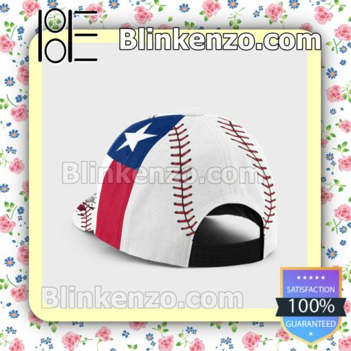 Pitching Texas Flag Pattern Classic Hat Caps Gift For Men a