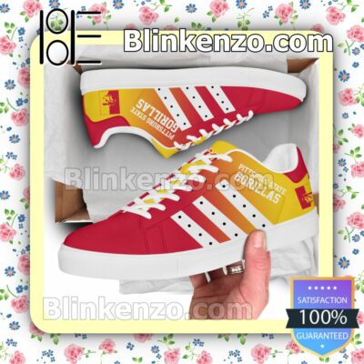 Father's Day Gift Pittsburg State Gorillas Logo Print Low Top Shoes