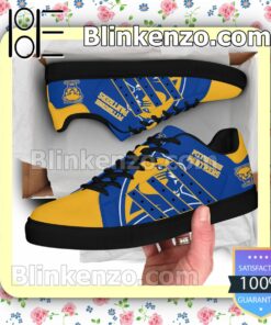 Pittsburgh Panthers Logo Print Low Top Shoes