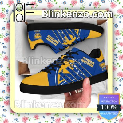 Pittsburgh Panthers Logo Print Low Top Shoes