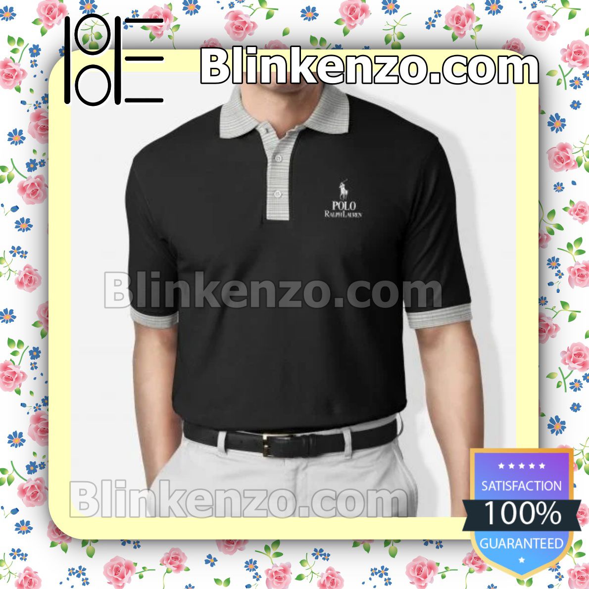 Polo Ralph Lauren Luxury Brand Black Custom Polo Shirt