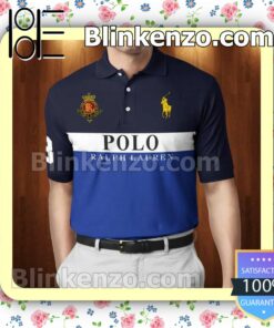 Polo Ralph Lauren Mix Color Blue And White Custom Polo Shirt