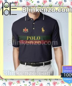Polo Ralph Lauren Red And Green Stripes Custom Polo Shirt