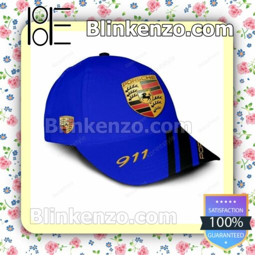 Porsche 911 Blue Baseball Caps Gift For Boyfriend a