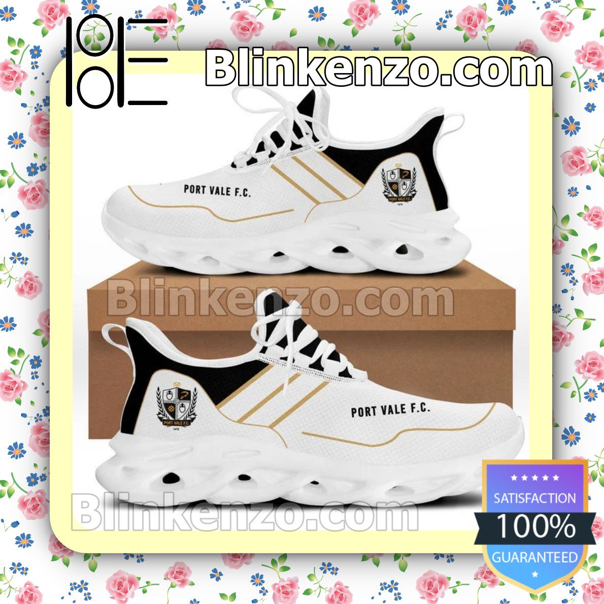 Very Good Quality Port Vale FC Men Running Shoes