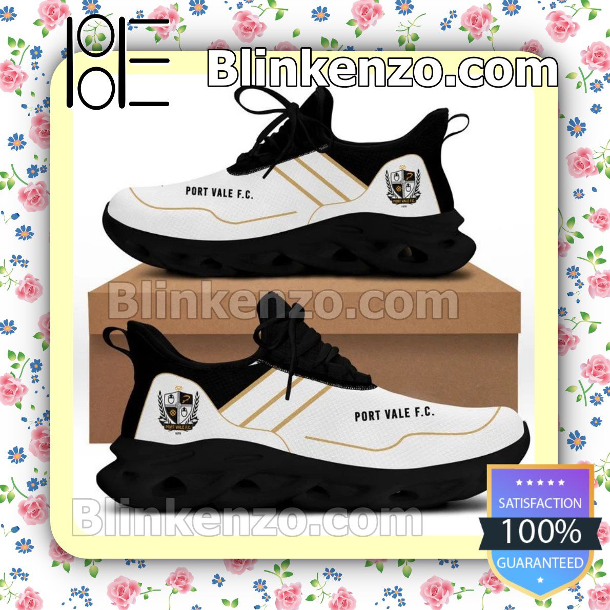 Father's Day Gift Port Vale FC Men Running Shoes