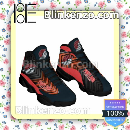 Portland Trail Blazers Jordan Mens Air 13 Retro Print