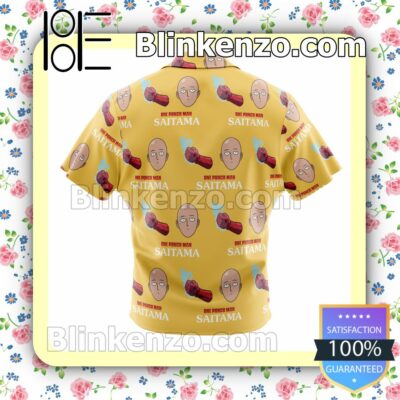 Power Saitama One Punch Man Summer Beach Vacation Shirt a