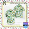 Psyduck Palm Tree Casual Button Down Shirts