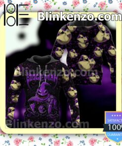 Purple Boogieman Hooded Sweatshirt, Long Pants a