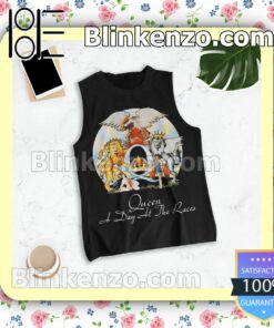 Queen A Day At The Races Album Cover Womens Tank Top