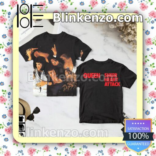 Queen Sheer Heart Attack Album Cover Custom T-shirts