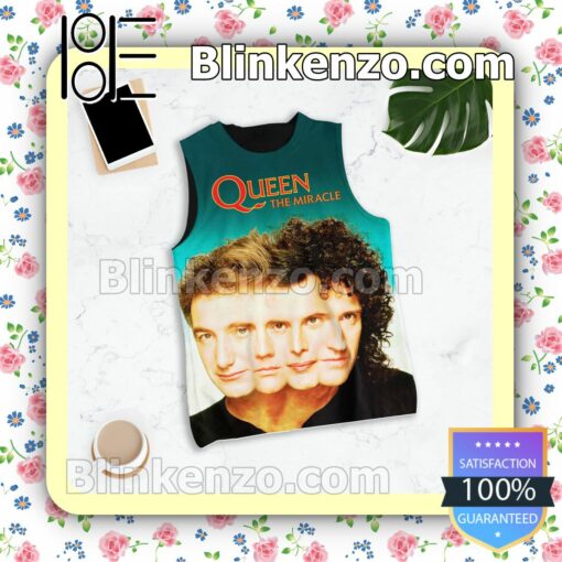 Queen The Miracle Album Cover Womens Tank Top